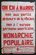 Original Poster May 68 On En A Marre Monarchie Populaire Poster May 605