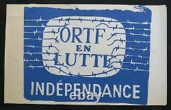 Original Poster May 68 Ortf In Lutte Independance French Poster May 1968 060