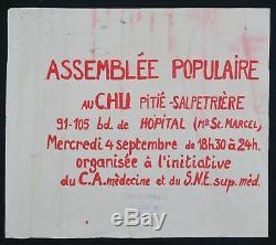 Original Poster May 68 Popular Assembly Chu Post 1968 Screenprinting 337