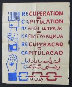 Original Poster May 68 RECOVERY = CAPITULATION