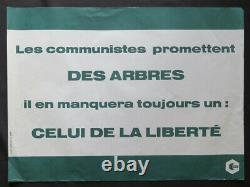Original Poster May 68 The Communists Promett Des Arbres Cdr Poster 603