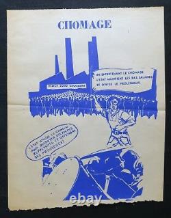 Original Poster May 68 Unemployed Proletariat Tudor Nîmes Poster 1969 279