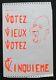 Original Poster May 68 Votez Vieux Votez 5ème De Gaulle Poster May 1968 288