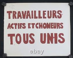 Original Poster May 68 Workers Actives Unis Poster 1968 140