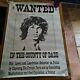 Original Poster Of Jim Morrison Wanted, Original Poster Of Jim Morrison
