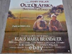 Original Poster 'Out of Africa' 120x160cm 4763 1985 Streep Redford