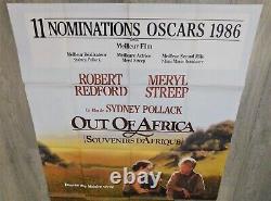 Original Poster 'Out of Africa' 120x160cm 4763 1985 Streep Redford