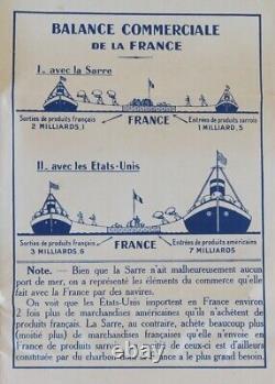 Original Poster PLEBISCITE 1935 SAAR FRANCE GERMANY 80x70cm