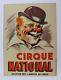 Original Poster Poster Circus Circus Clown National Bowler Augustus