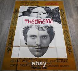 Original Poster Theorem 120x160cm 4763 1968 Pasolini Stamp Mangano