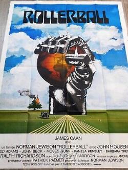 Original Rollerball Poster 120x160cm 4763 1975 N Jewison James Caan