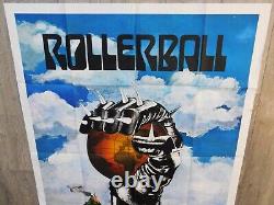 Original Rollerball Poster 120x160cm 4763 1975 N Jewison James Caan