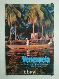 Original Travel Poster, Poster Venezuela Sinamaica