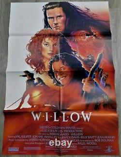 Original US Willow Poster MOD A 68x104cm 2741 1988 Val Kilmer R Howard