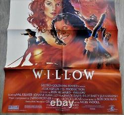 Original US Willow Poster MOD A 68x104cm 2741 1988 Val Kilmer R Howard