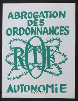 Original poster May 68 ABROGATION OF ORDERS 661