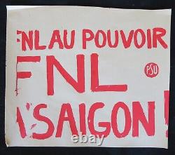 Original poster May 68 FNL IN POWER IN SAIGON PSU poster 1968 583