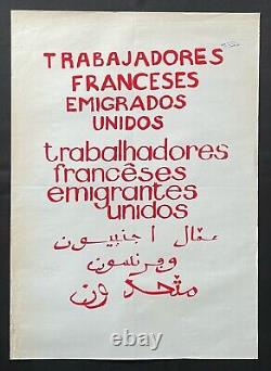 Original poster May 68 FRENCH WORKERS UNITED