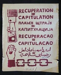 Original poster May 68 RECOVERY = CAPITULATION 1968 poster 589