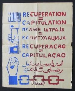 Original poster May 68 RECOVERY = CAPITULATION poster 1968 595