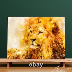 Painting Lion Painting Pop Art Portrait Poster Printing On Canvas Poster Frame