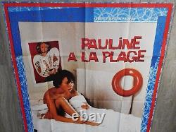 Pauline at the Beach ORIGINAL Poster 120x160cm 4763 1983 Eric Rohmer