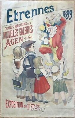 Philippe Chapellier Displays 1899 Department Stores Agen Original French Post