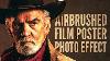 Photoshop Tutorial Airbrushed Film Poster Style Photo Effect