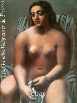 Picasso Grande Baigneuse Original Exhibition Poster Poster Paris 1989