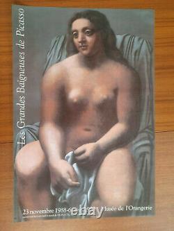 Picasso Grande Baigneuse Original Exhibition Poster Poster Paris 1989