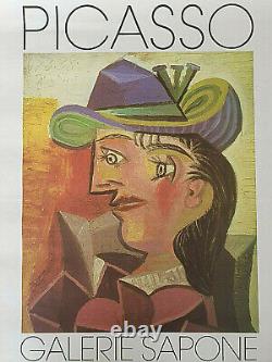 Picasso Original Exhibition Poster Galerie Sapone Poster 1991