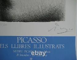 Picasso Pablo Original Poster Signed Board Museum Picasso Original Poster