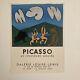 Picasso Original Poster 1960 45 Linoleum Engravings Original Poster