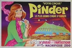 Pinder (50 Years) Original Poster On Canvas 64x44cm Litho Grinsson