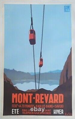 Plm Aix The Baths Revard Poster Old/original Poster Henry Reb 1935