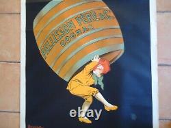 Poster Affiche Original Cognac Pellisson 80120 CM Cappiello 1907 Liqueur B