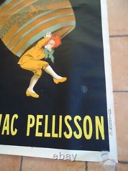 Poster Affiche Original Cognac Pellisson 80120 CM Cappiello 1907 Liqueur B