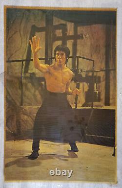 Poster BRUCE LEE Original retro vintage 1975 70's