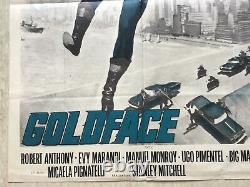 Poster Goldface Le Superman (eo 1967) Ciné Original Average French Movie Poster