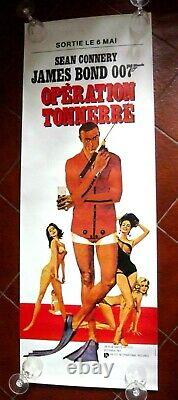 Poster James Bond Operation Thunder Movie Poster Thunderball 1965 Ed Original