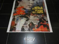 Poster Original Cinema The Return Of Tiger 120 X 160 CM / 1977