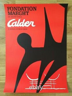 Poster Original Poster Alexander Calder Fondation Maeght Saint Paul 1969