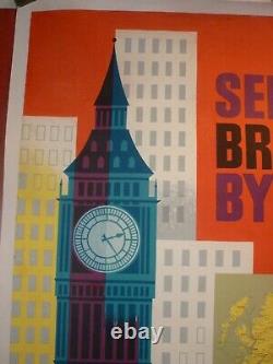 Poster Poster British Rail Britain Train London In The Original Entilée Circa 1960