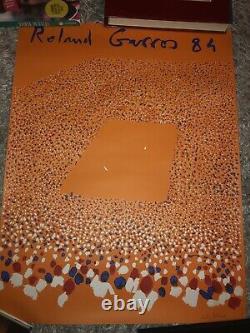 Poster Poster Roland Garros 1984 Perfect Original State