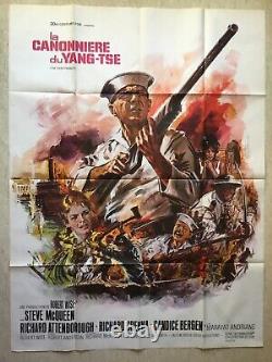 Poster The Gunner Of The Yang-tse Cinema'66 Original Grande French Movie Poster