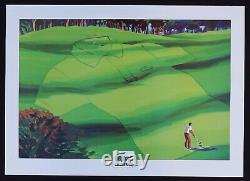 Rare Original LACOSTE Green Polo Golf Poster 83x60cm (832)