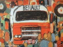Renault Original Poster Tractor Post Estafette Goelette 1960 1970