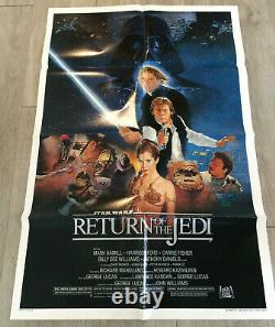 Return Of The Jedi 1983 Harrison Ford Mark Hamill Poster Original Poster Us