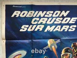 Robinson Crusoe Movie Poster On Mars Original Grande French Movie Poster 64