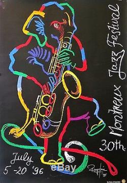 Rolf Knie Original Poster Montreux Jazz Festival Poster